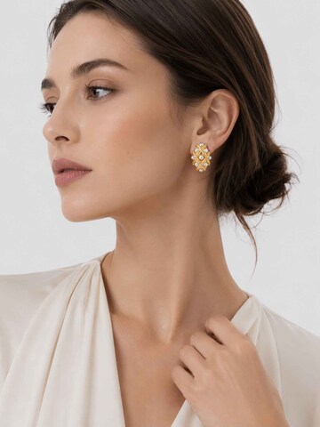 Boucles d'oreilles 'Encounter Pearl Gold Earrings' RteRme en or