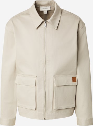 Calvin Klein Jeans Between-Season Jacket in Beige: front