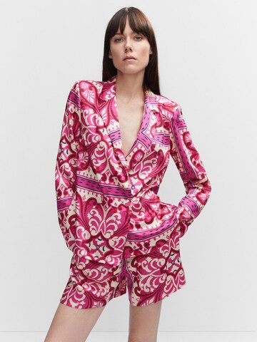 MANGO Blazer 'Pinkie' in Pink: front