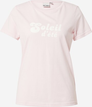 ICHI T-shirt 'CAMINO' i rosa: framsida