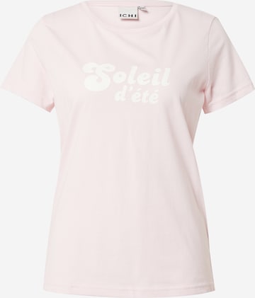 ICHI T-Shirt 'CAMINO' in Pink: predná strana