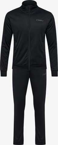 Hummel Tracksuit 'Paola Poly' in Black: front