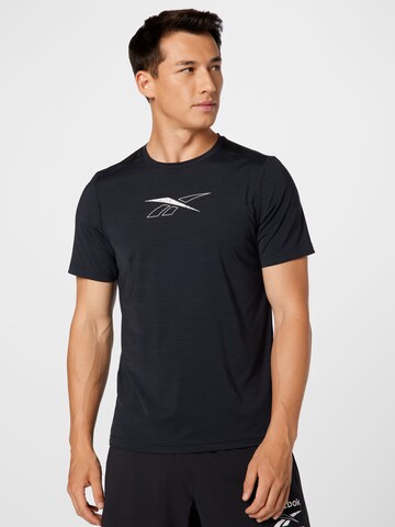 Reebok Toiminnallinen paita 'Workout Ready' värissä harmaa: edessä