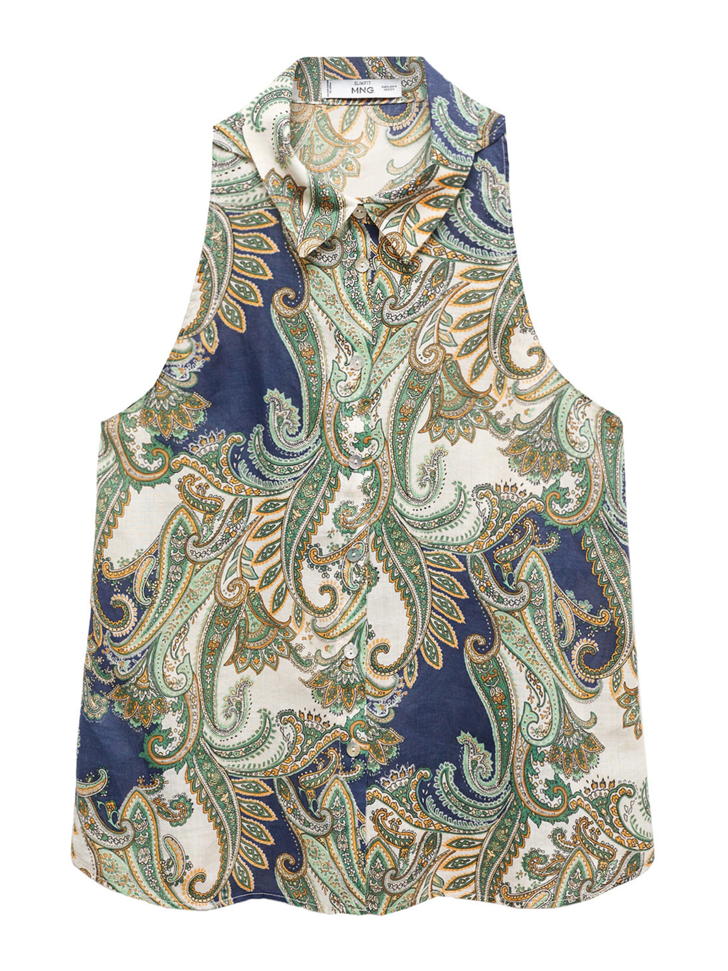 MANGO Bluse in Mischfarben: Vorderseite