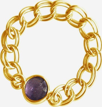 Gemshine Ring 'Amethyst' in Gold: front