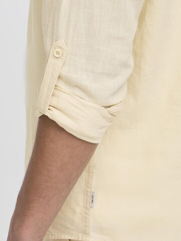 INDICODE JEANS Comfort fit Overhemd 'Monko' in Beige