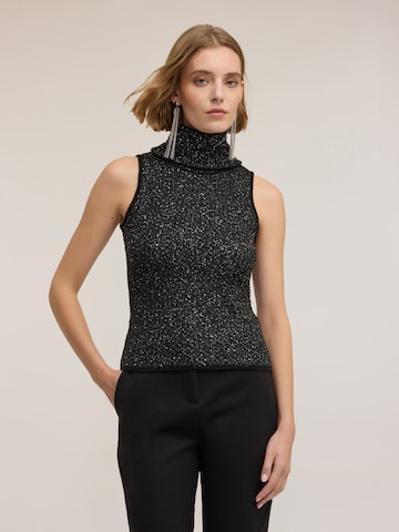 MOTIVI Knitted top in Black