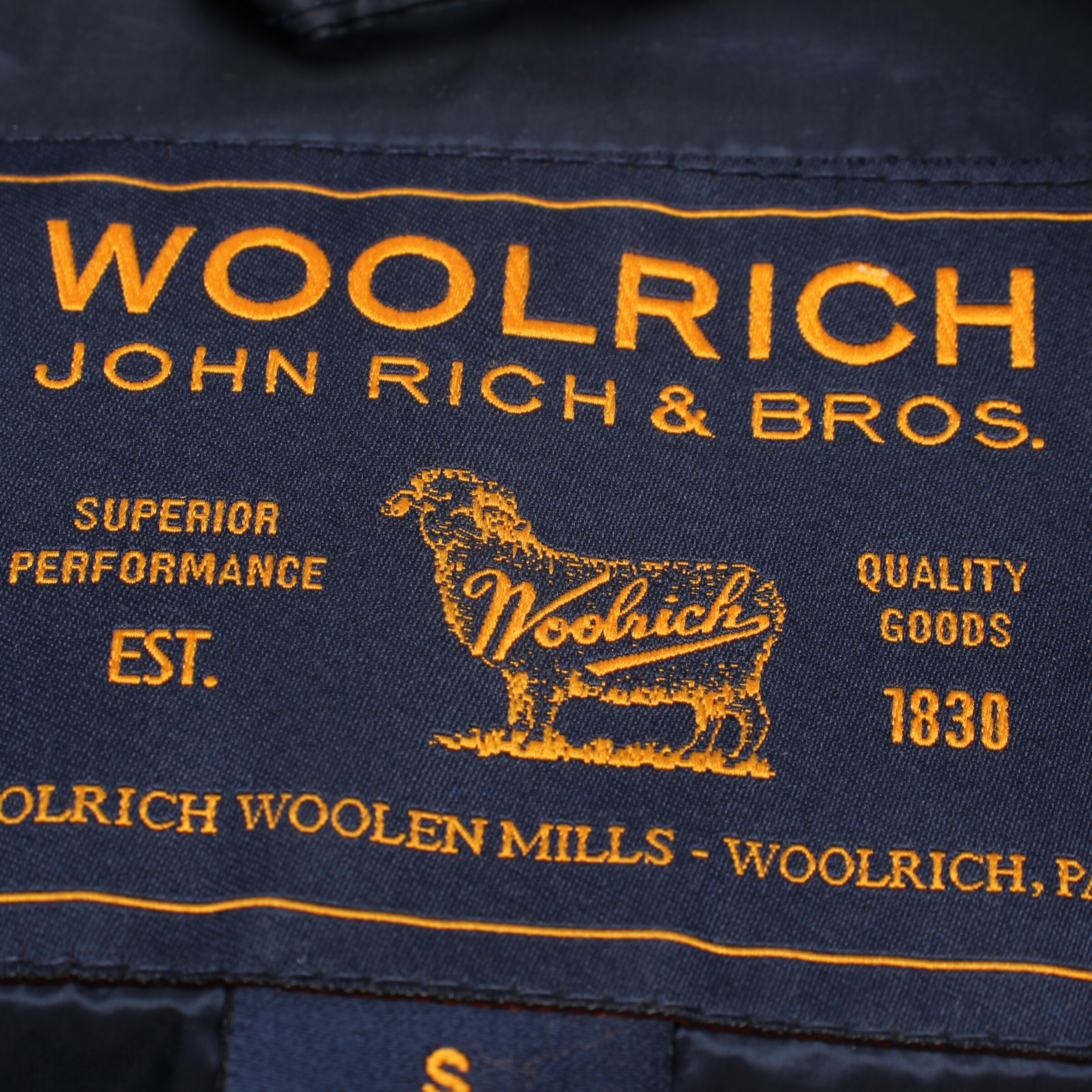 Woolrich Jacket & Coat in S in Blue