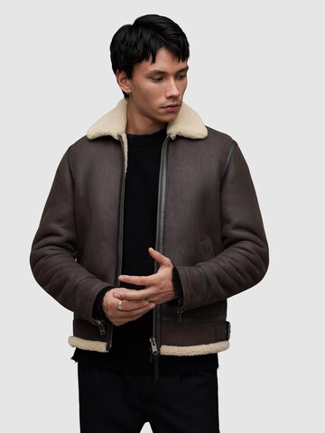 AllSaints Between-season jacket 'RHYS' in Brown: front