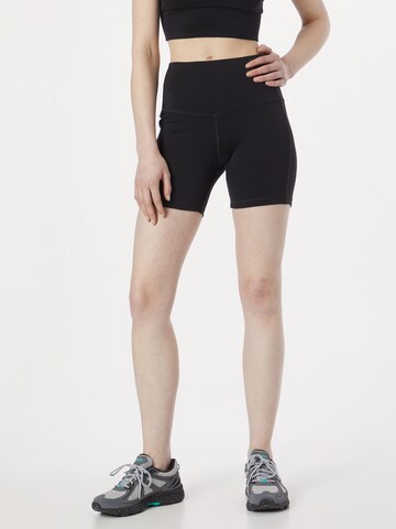 Skinny Pantalon de sport super.natural en noir : devant