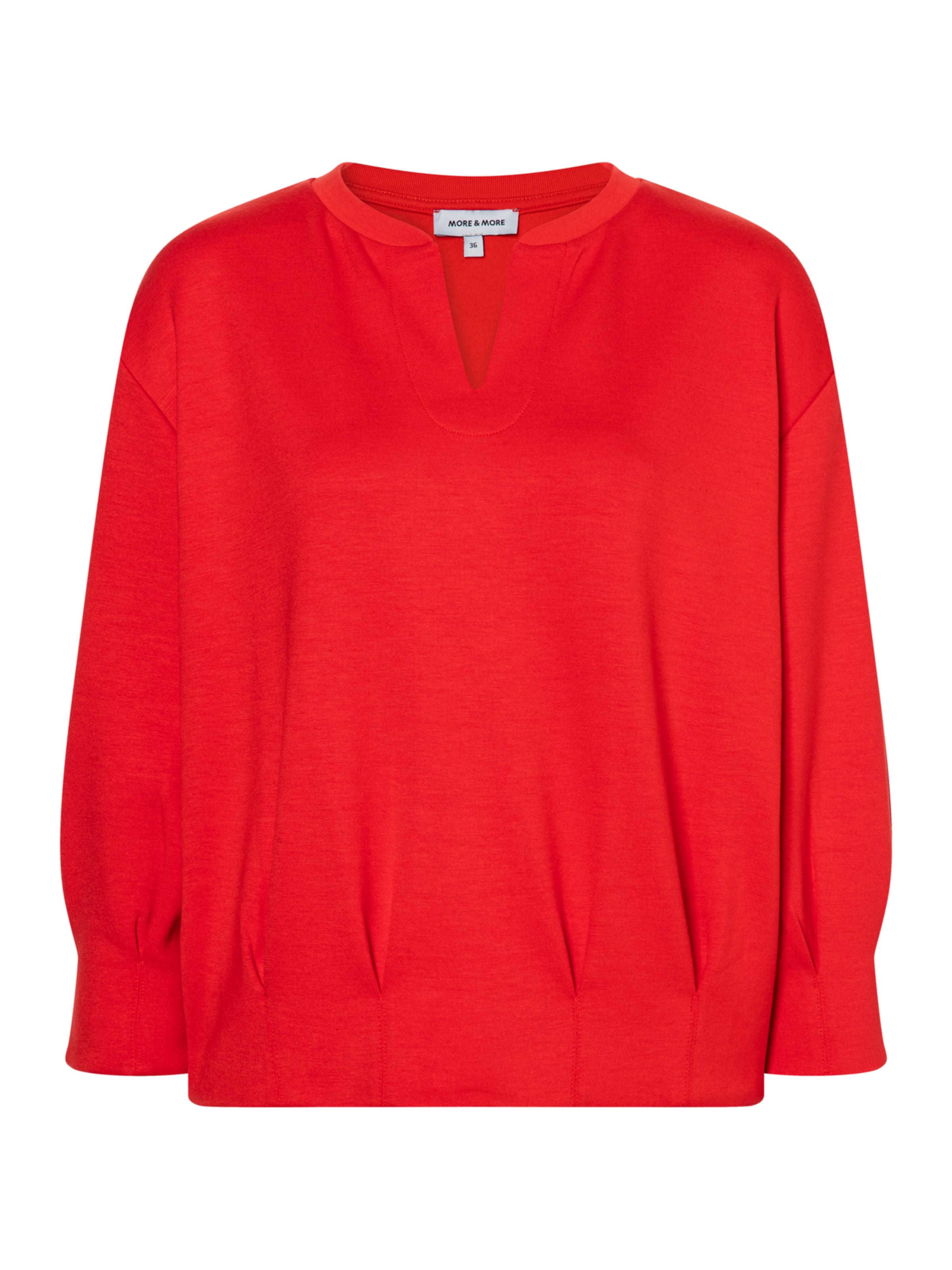 MORE & MORE Sweatshirt in Rood: voorkant