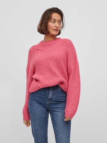 VILA Sweater 'Suba' in Pink: front