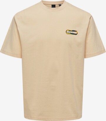 Only & Sons Bluser & t-shirts 'KEITH' i beige: forside