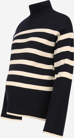Vero Moda Maternity Sweater 'HAPPINESS' in Cream / Navy, Item view