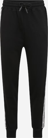 DIESEL Pajama Pants 'PETE' in Black: front