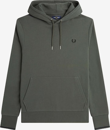 Fred Perry Sweatshirt in Groen: voorkant