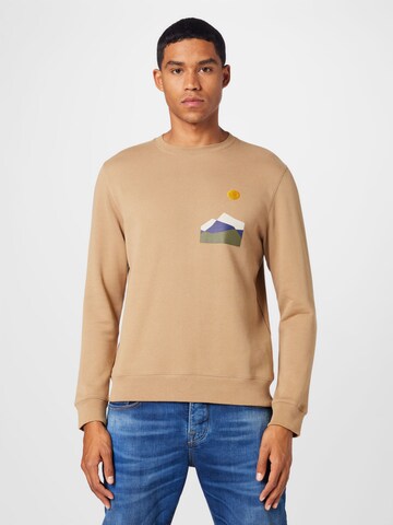 NORSE PROJECTS Sweatshirt in Beige: voorkant