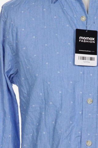 HOLLISTER Button Up Shirt in L in Blue