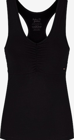 Urban Goddess Yoga & Activewear Sporttop 'Anjea Yoga & Pilates Sport' in Schwarz: Vorderseite