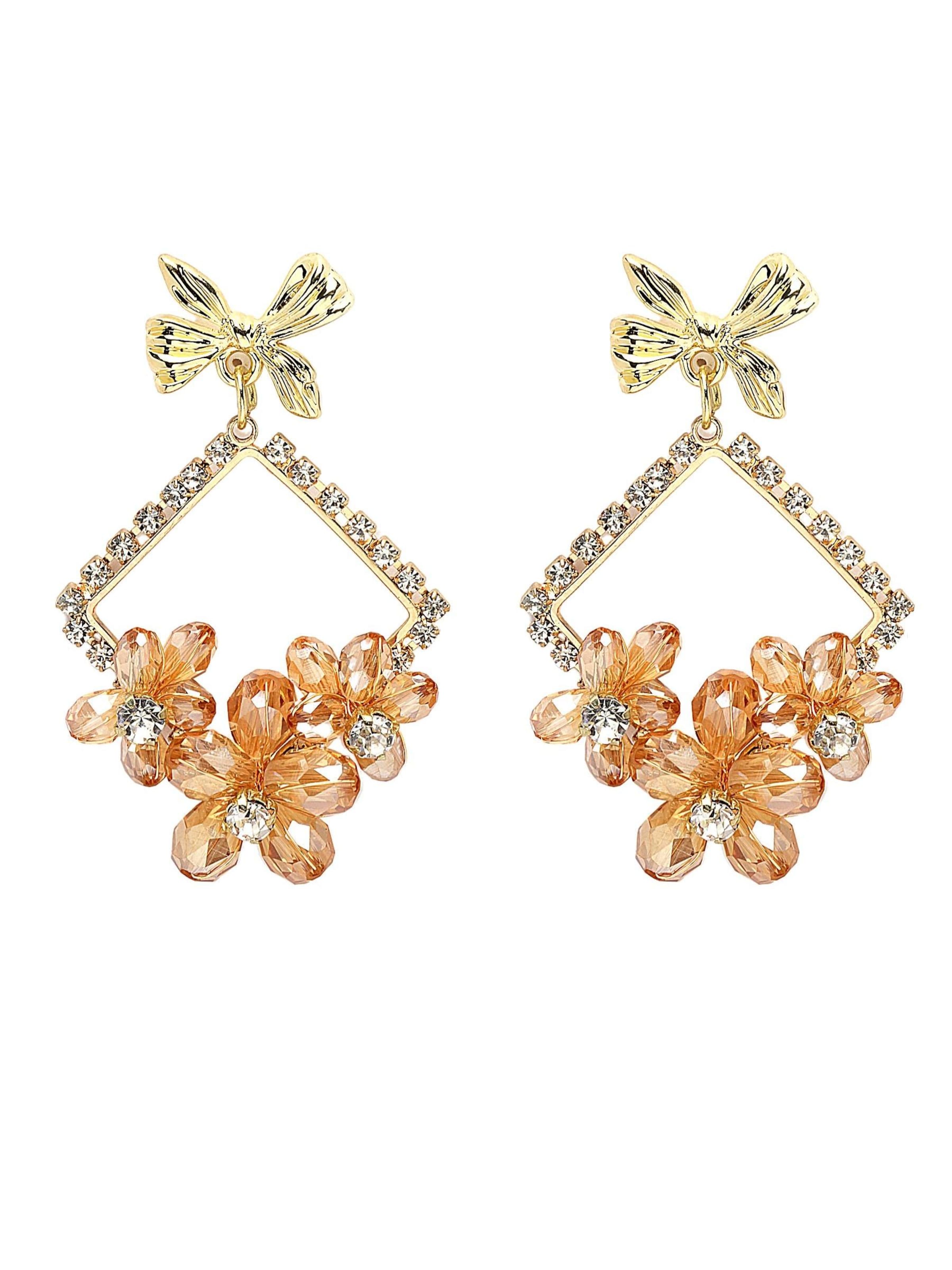 AVANT-GARDE PARIS Earrings 'Terezaa' in Gold: front