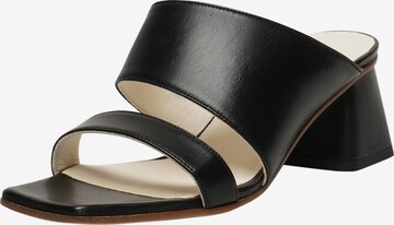 Henry Stevens Mules 'Harper DRS50' in Black: front