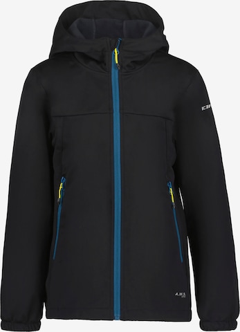ICEPEAK - Chaqueta de montaña 'Kline' en negro: frente