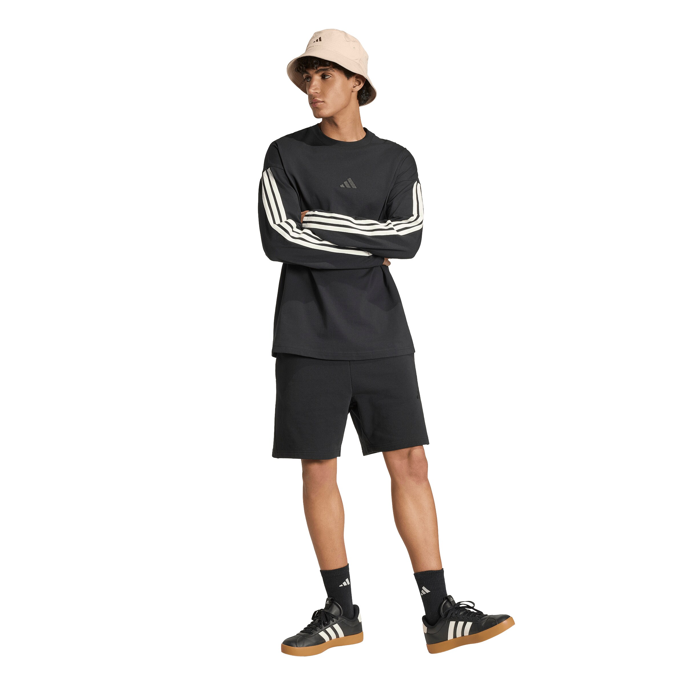 juoda ADIDAS SPORTSWEAR Sportiniai marškinėliai