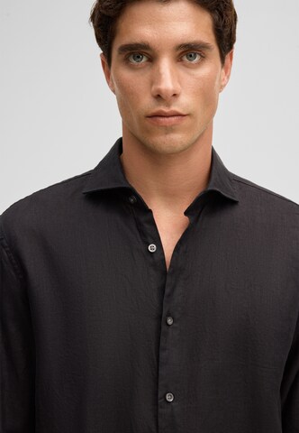 STRELLSON Regular fit Button Up Shirt 'Ceasar' in Black