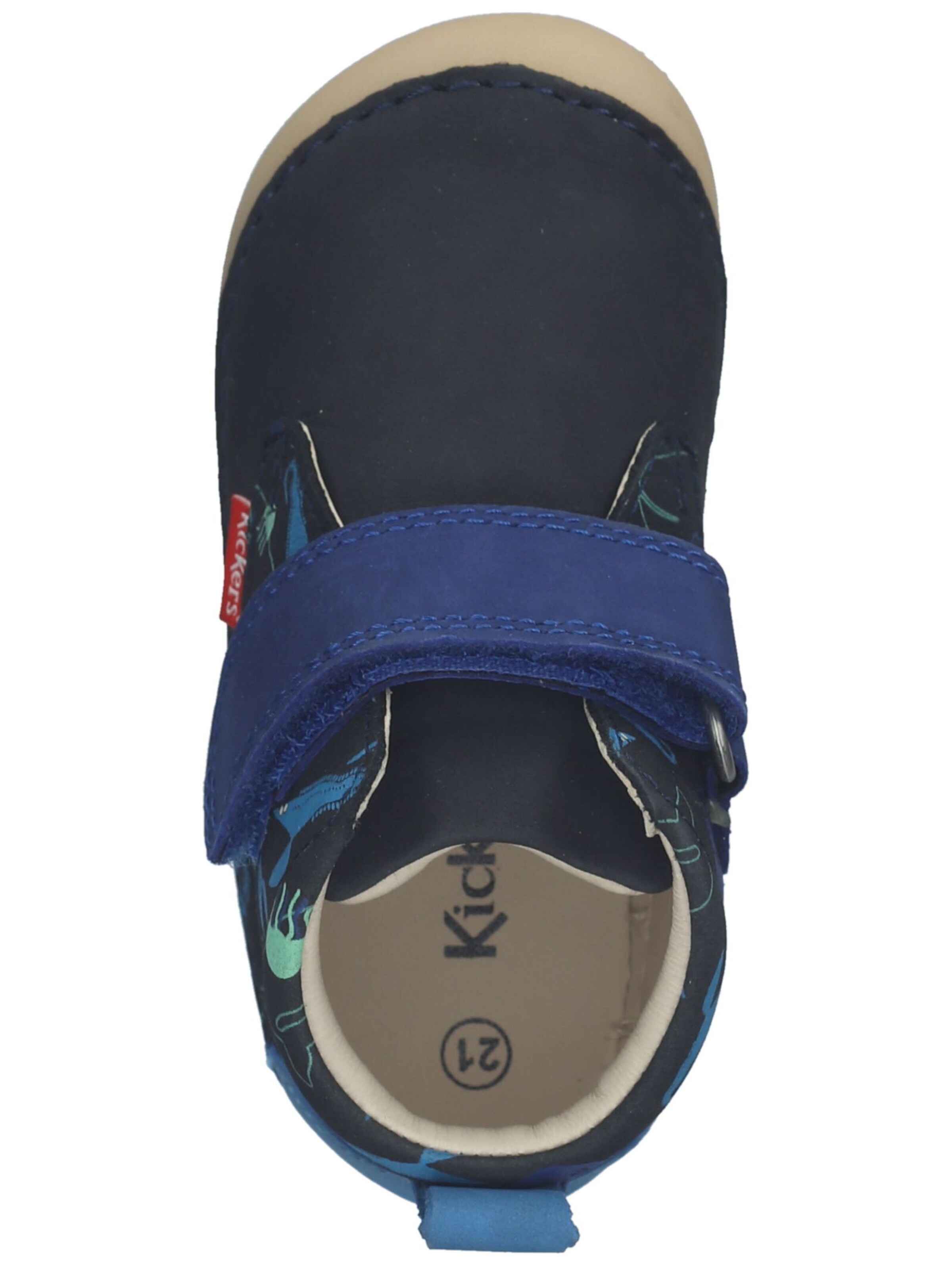 Chaussure basse Kickers en bleu