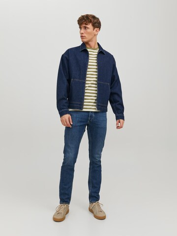 JACK & JONES Slimfit Farmer 'Glenn Evan' - kék