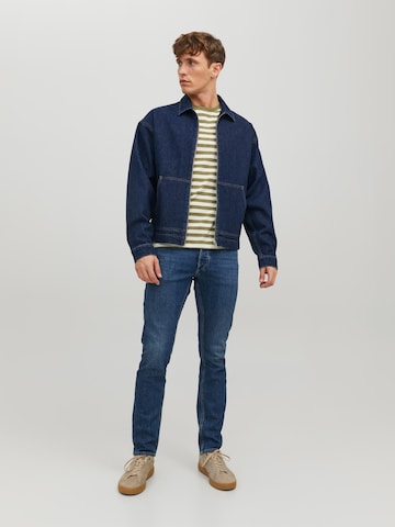 JACK & JONES Slimfit Jeans 'Glenn Evan' in Blau