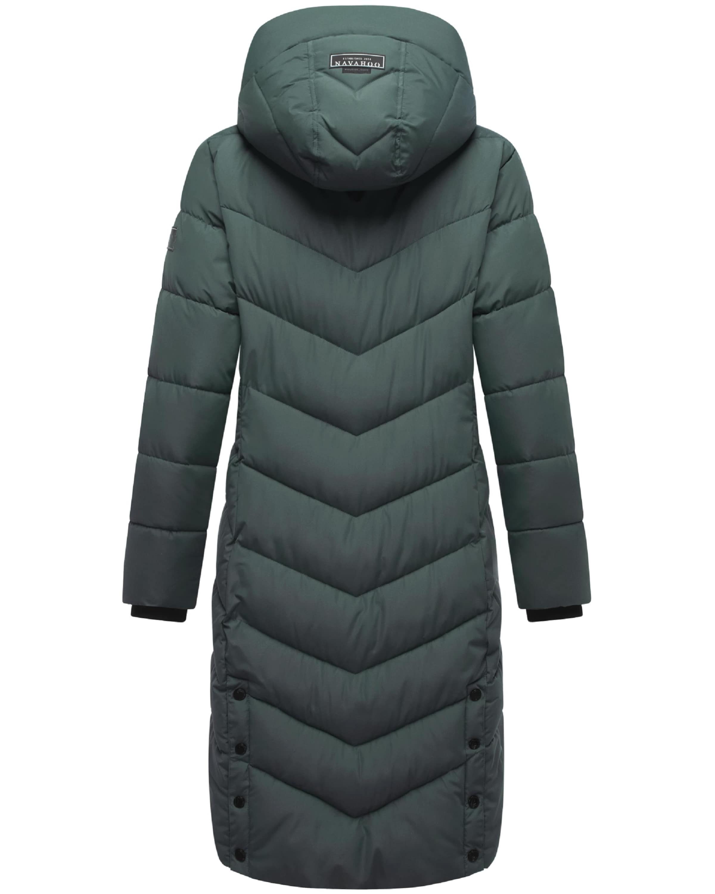 NAVAHOO Winter Coat 'Sahnekatzii XIV' in Green