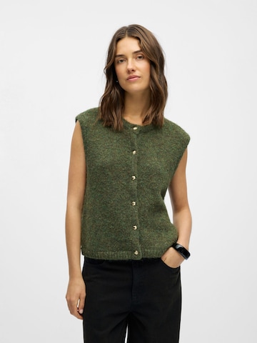 OBJECT Strikvest 'OBJSAGGIA' i grøn: forside