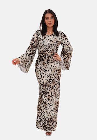 Elara Kjole 'Abaya' i beige