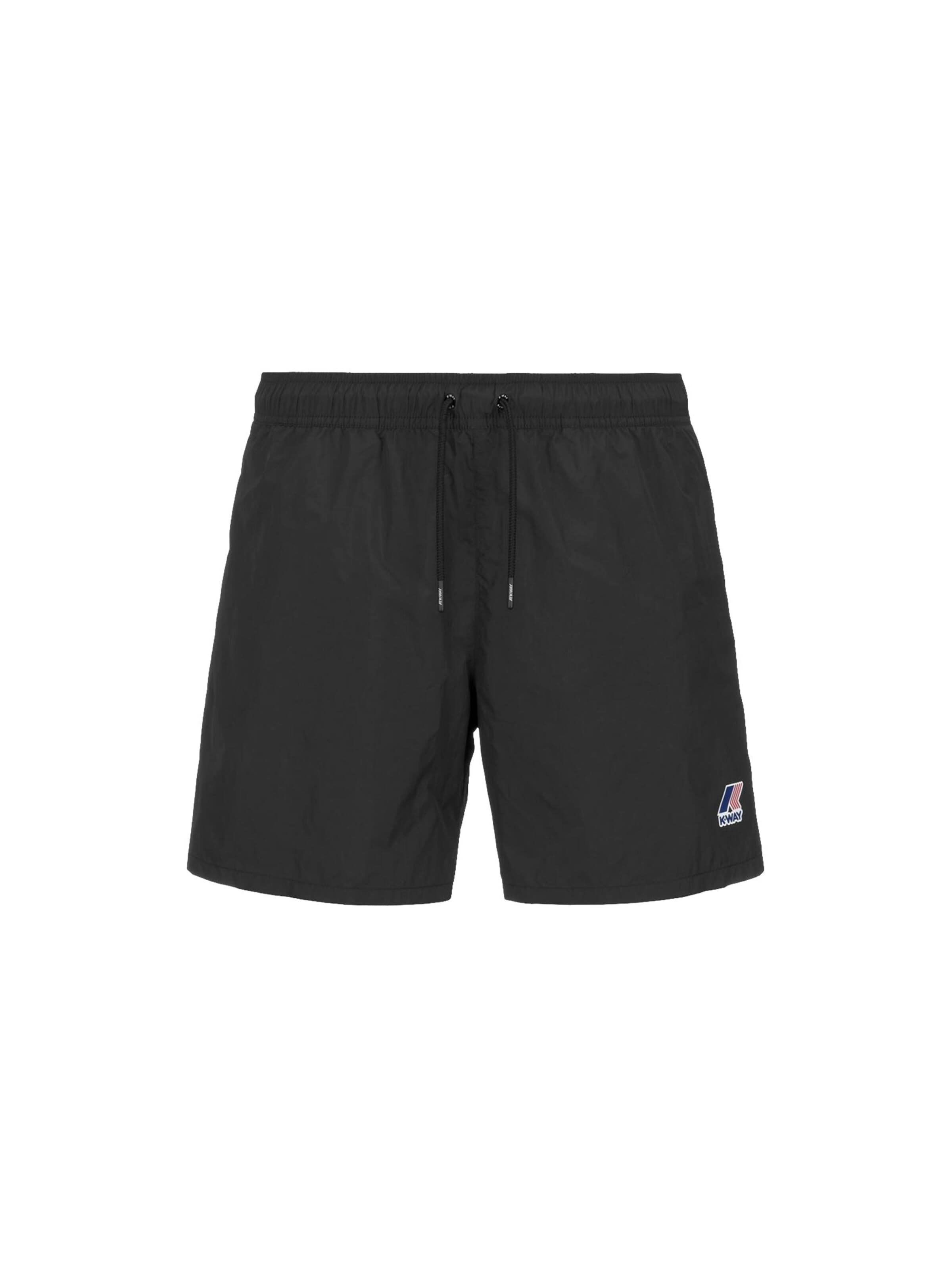 K-Way Szorty kąpielowe 'K-WAY COSTUME DA BAGNO BOXER Costumi da bagno' w kolorze czarny: przód