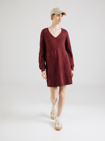 Robes en maille 'JDYElanora' JDY en rouge : devant