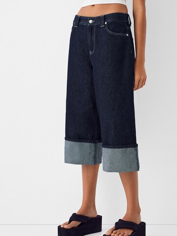 Bershka Wide leg Jeans in Blue