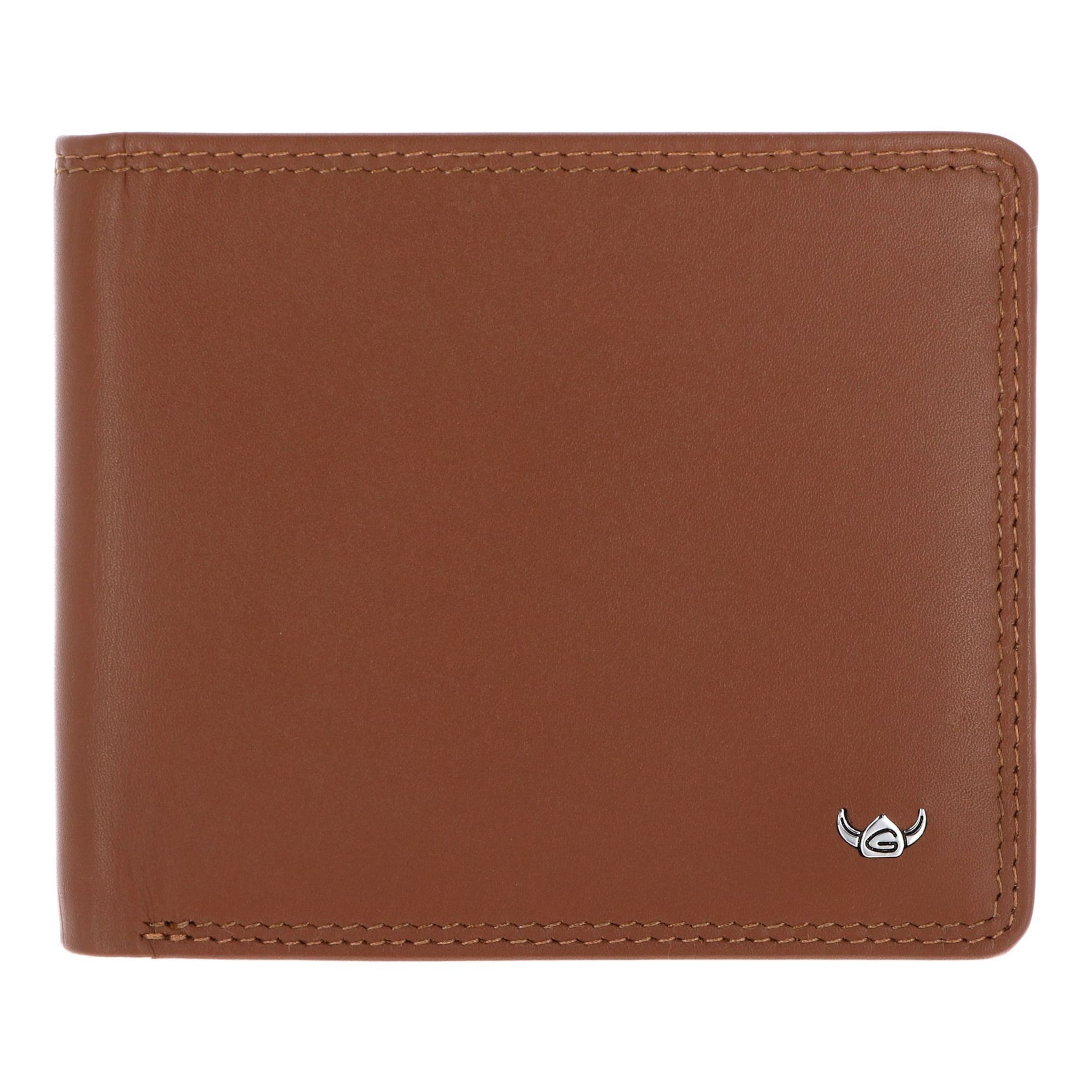 Porte-monnaies 'Polo ' GOLDEN HEAD en marron : devant