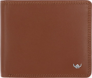 Porte-monnaies 'Polo ' GOLDEN HEAD en marron : devant