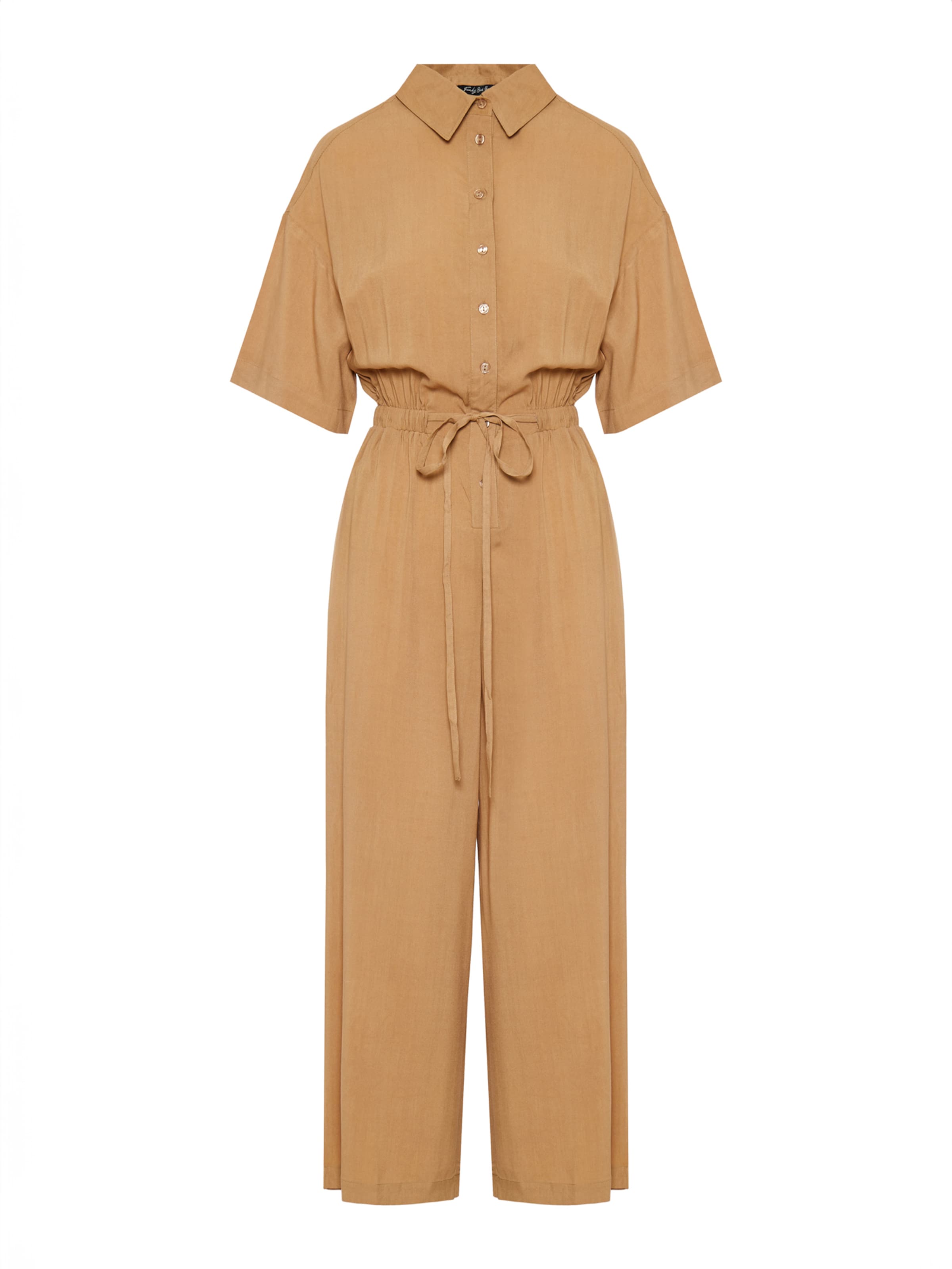 Funky Buddha Overal – béžová: přední strana