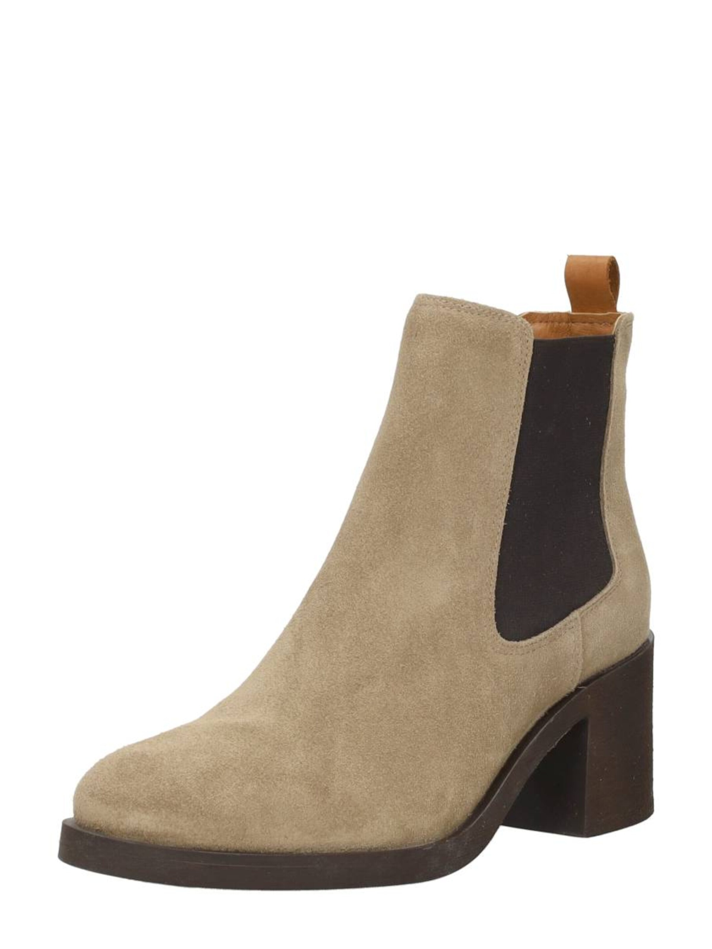 Palpa Chelsea boots 'Enkellaarsjes Hak' in Grijs: voorkant