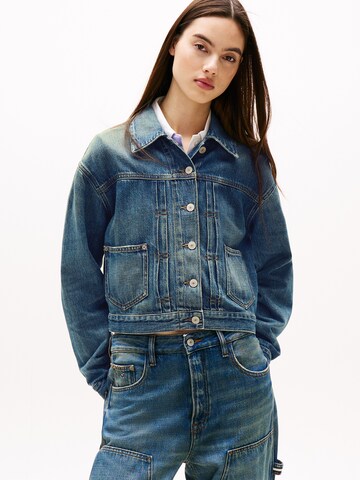 Veste mi-saison Tommy Jeans en bleu : devant