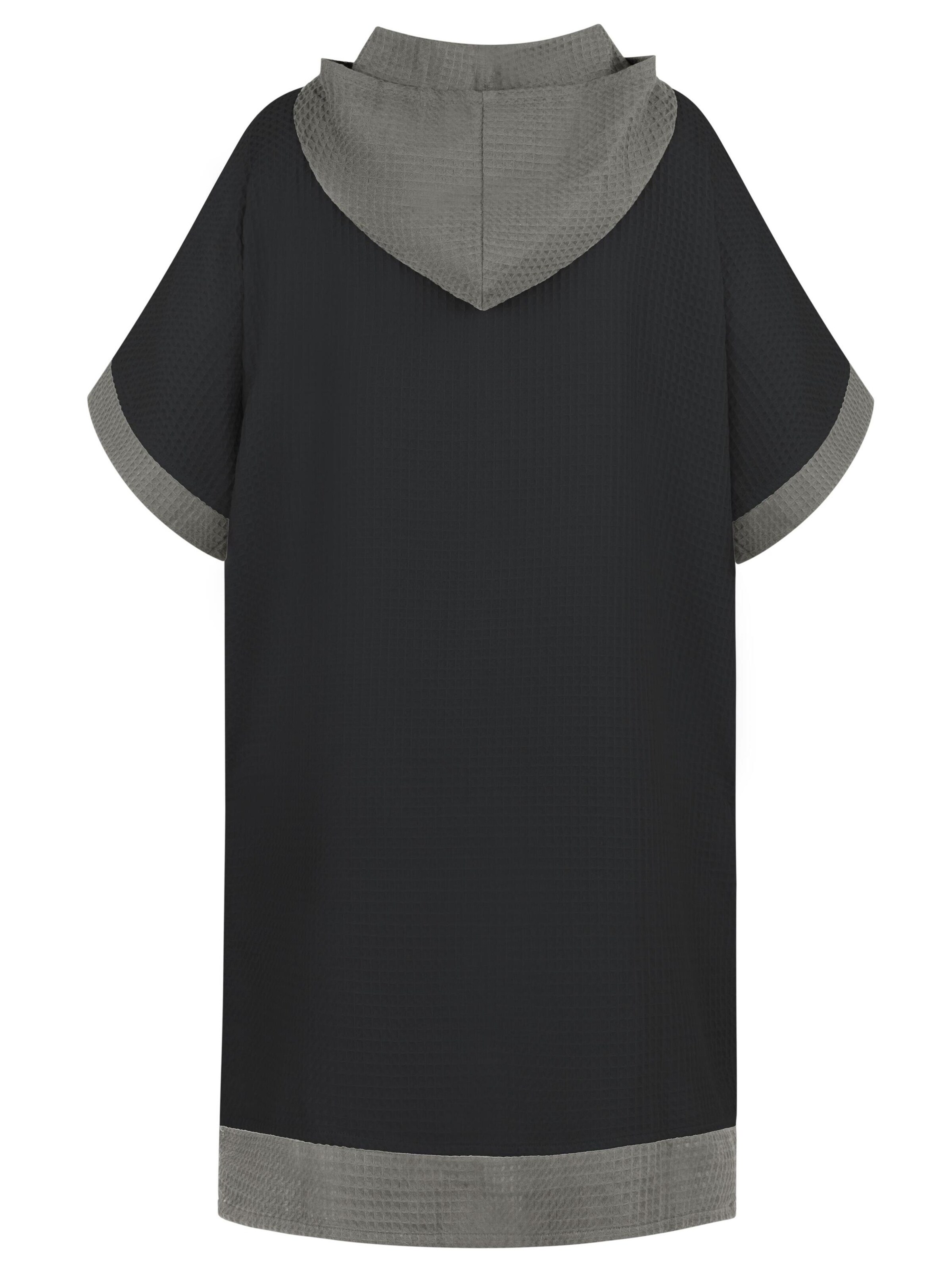 Peignoir long normani en noir