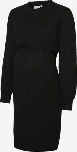 MAMALICIOUS Gebreide jurk 'NEWANNE' in de kleur Zwart, Productweergave