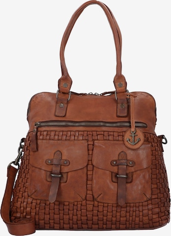 Harbour 2nd Shoulder bag 'Urban Poets' in Brown: front