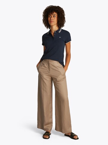 TOMMY HILFIGER Wide leg Trousers with creases in Green