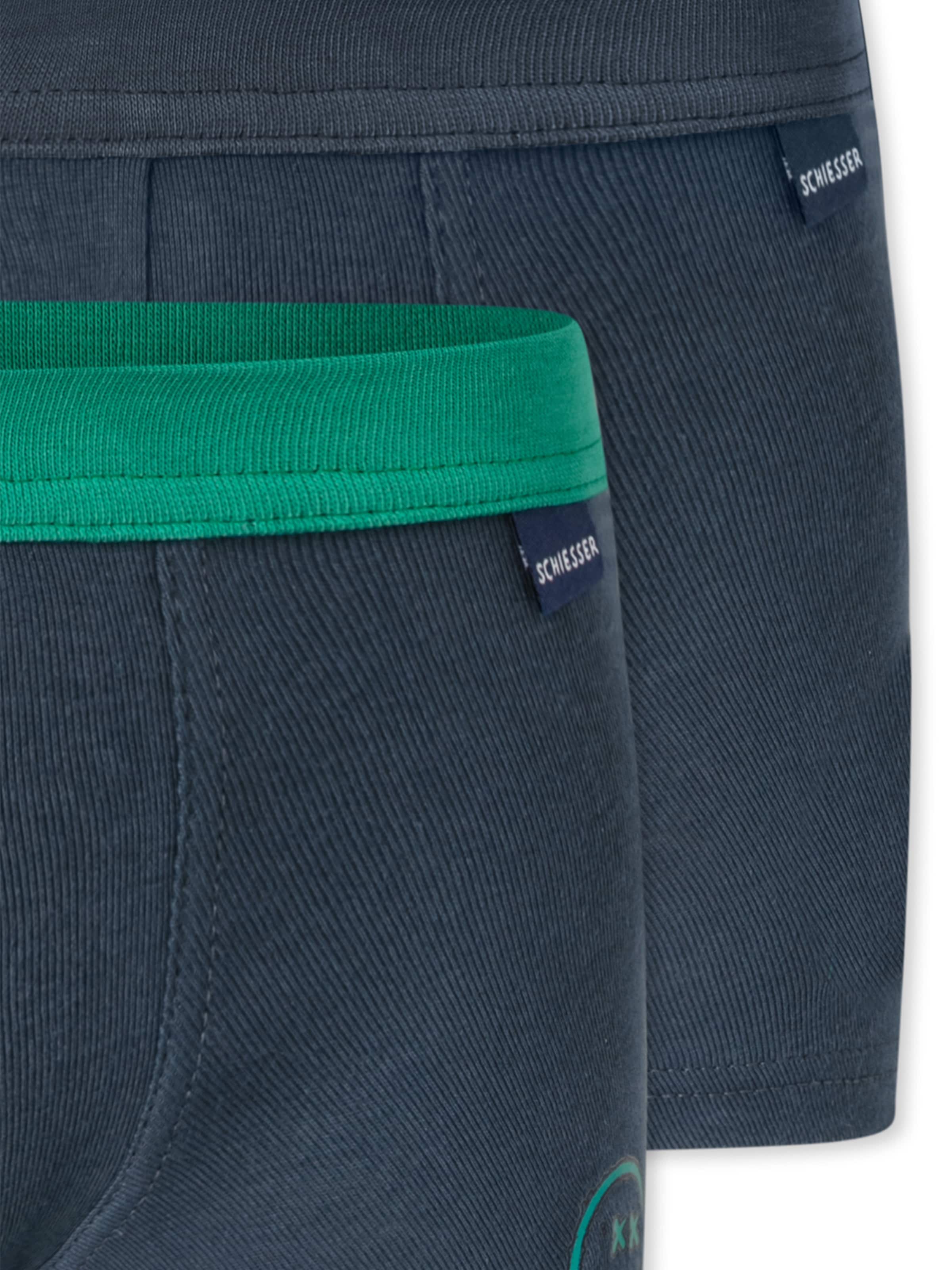 SCHIESSER Onderbroek ' Fine Rib Multi ' in Blauw