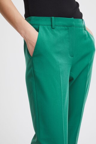 ICHI - Slimfit Pantalón chino 'LEXI' en verde