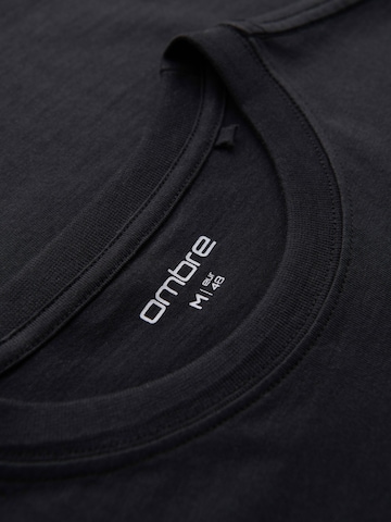 Ombre Shirt in Zwart