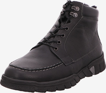 WALDLÄUFER - Bota 'H-Lino' em preto: frente